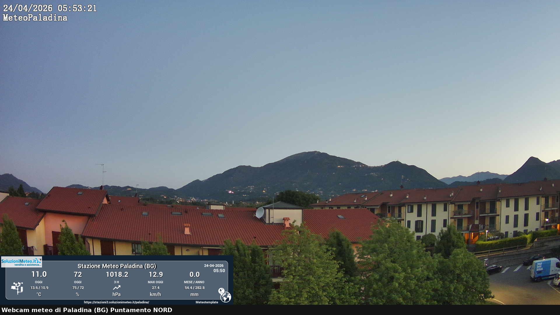 immagine della webcam nei dintorni di Monte Marenzo: webcam Paladina
