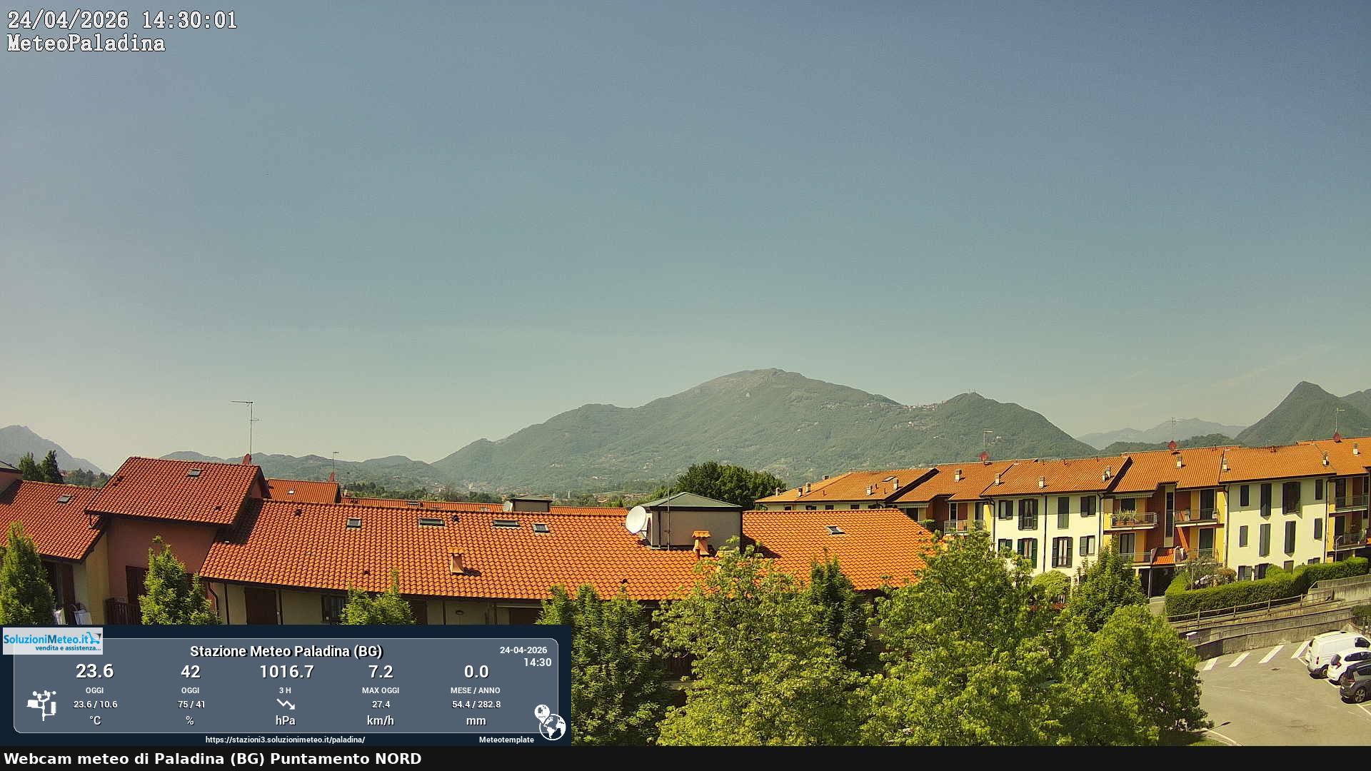 immagine della webcam nei dintorni di Strozza: webcam Paladina