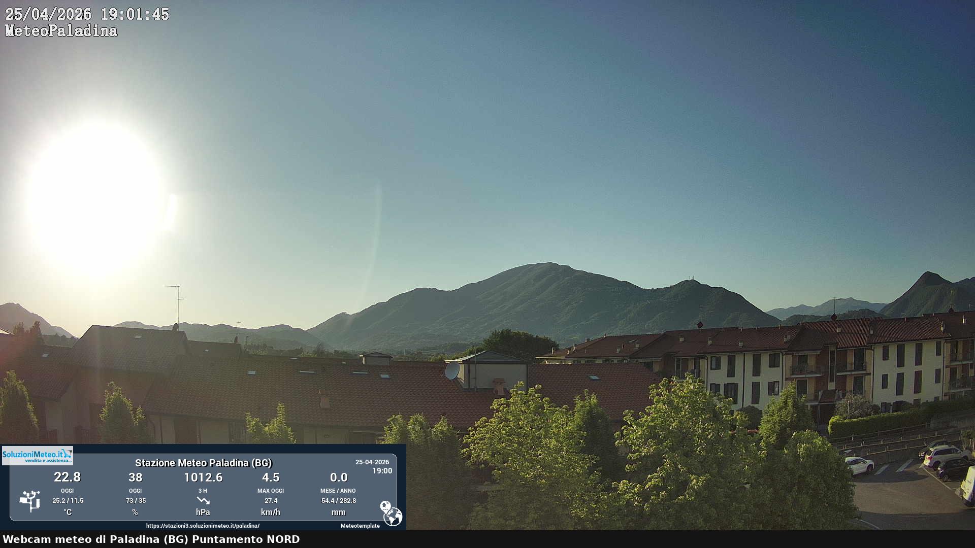 immagine della webcam nei dintorni di Monte Marenzo: webcam Paladina