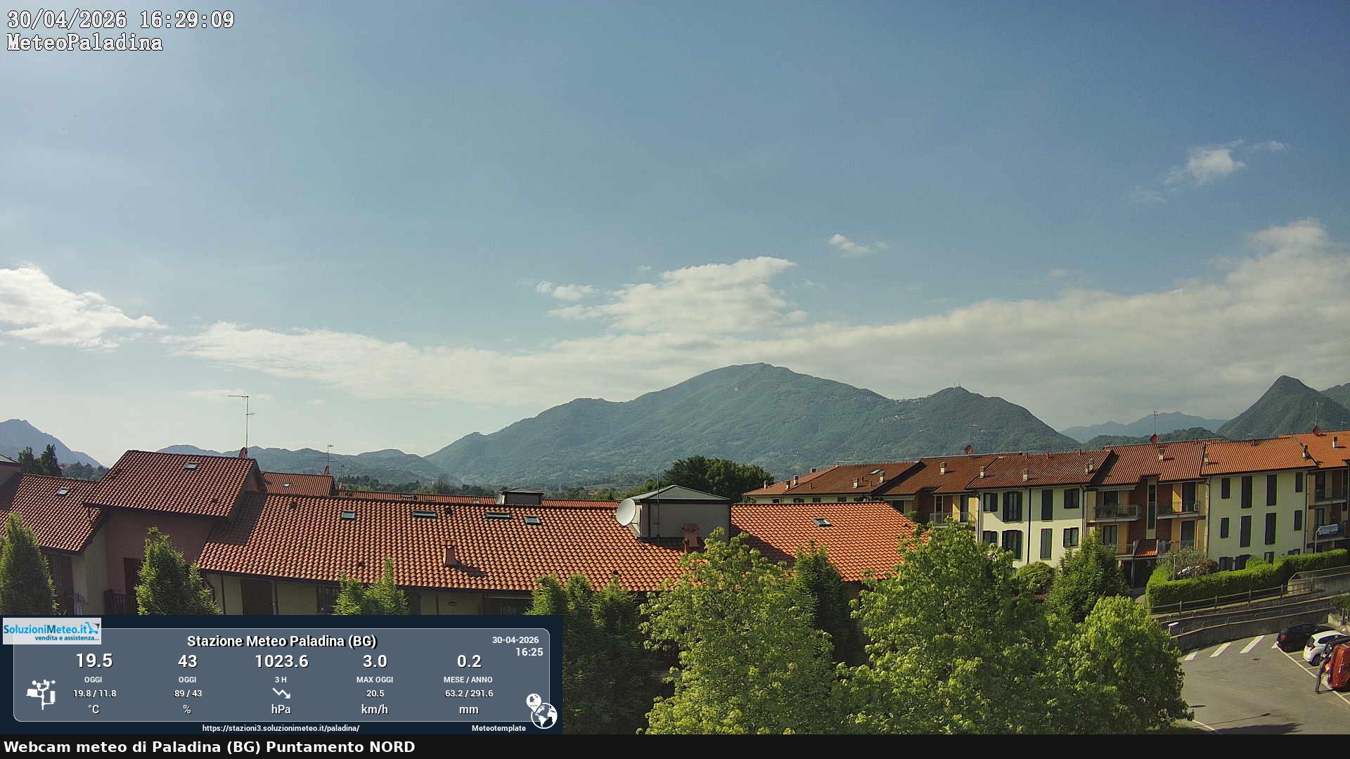 immagine della webcam nei dintorni di Ornago: webcam Paladina