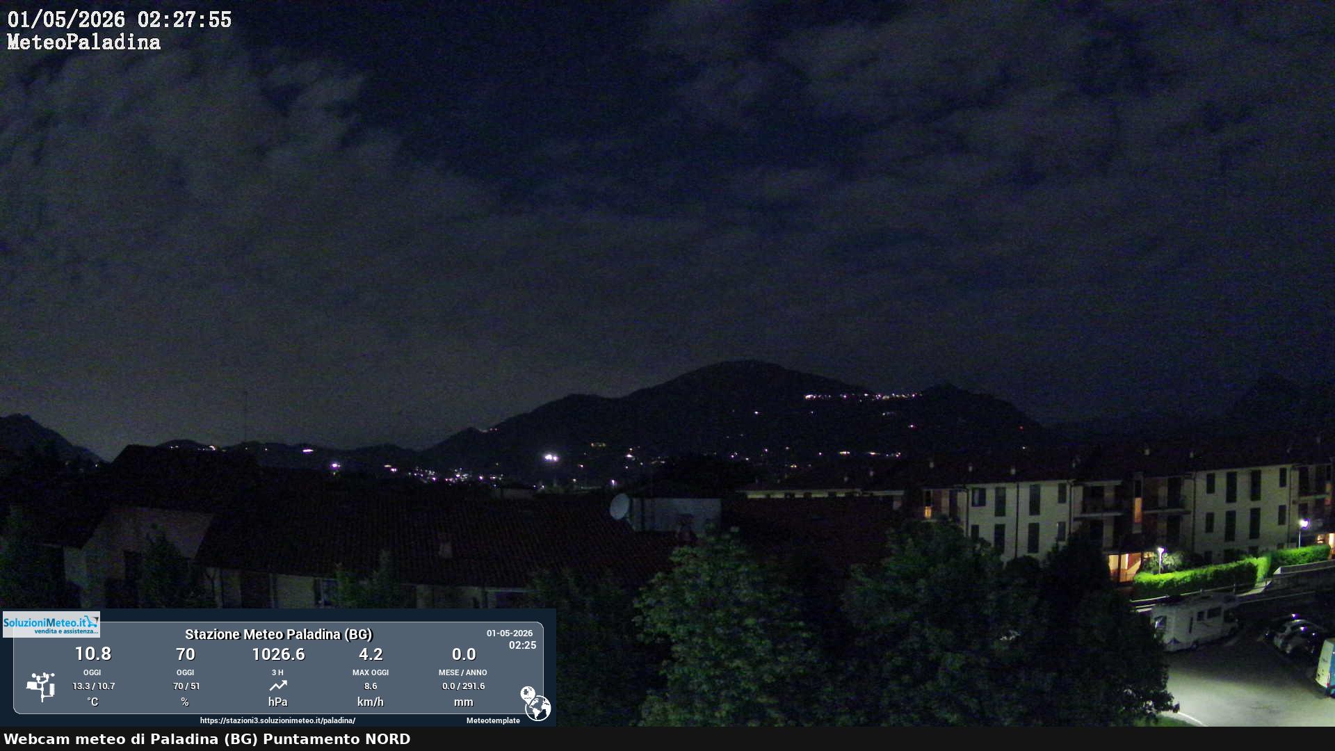 immagine della webcam nei dintorni di Ponte San Pietro: webcam Paladina