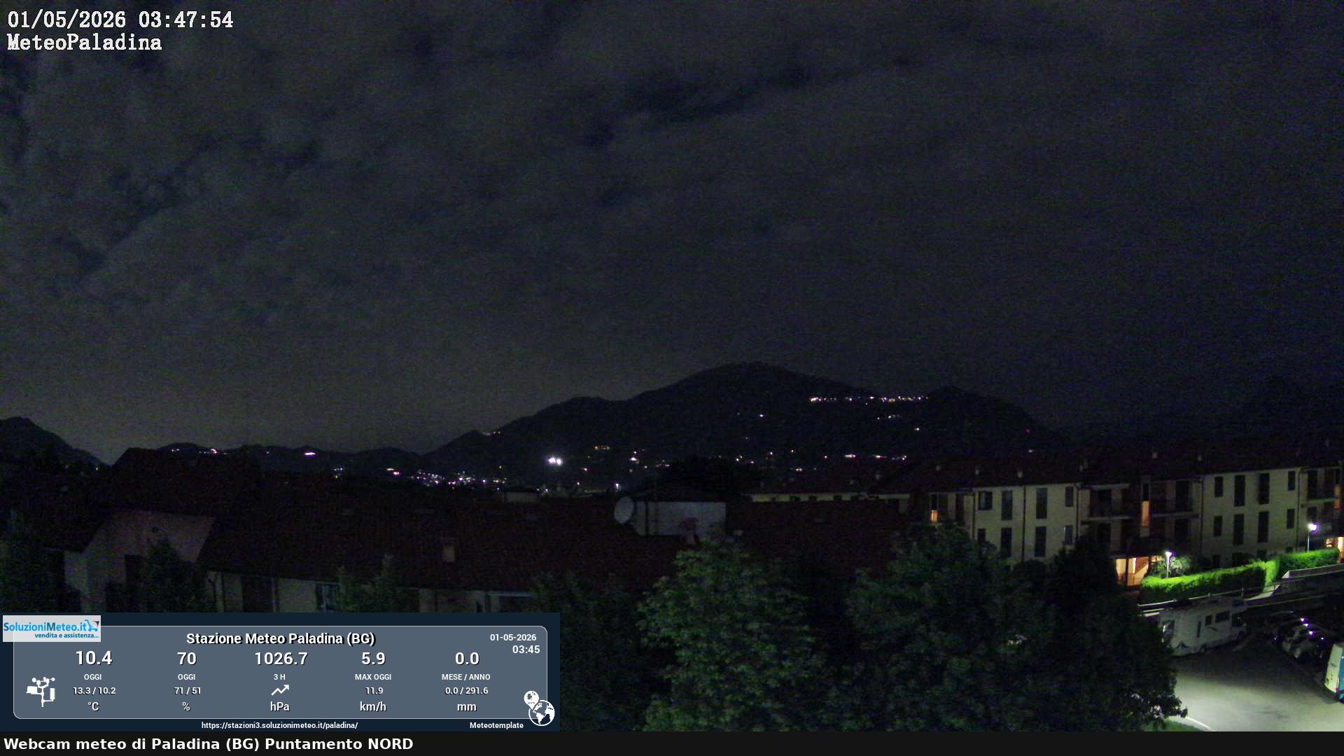 immagine della webcam nei dintorni di Ponte San Pietro: webcam Paladina