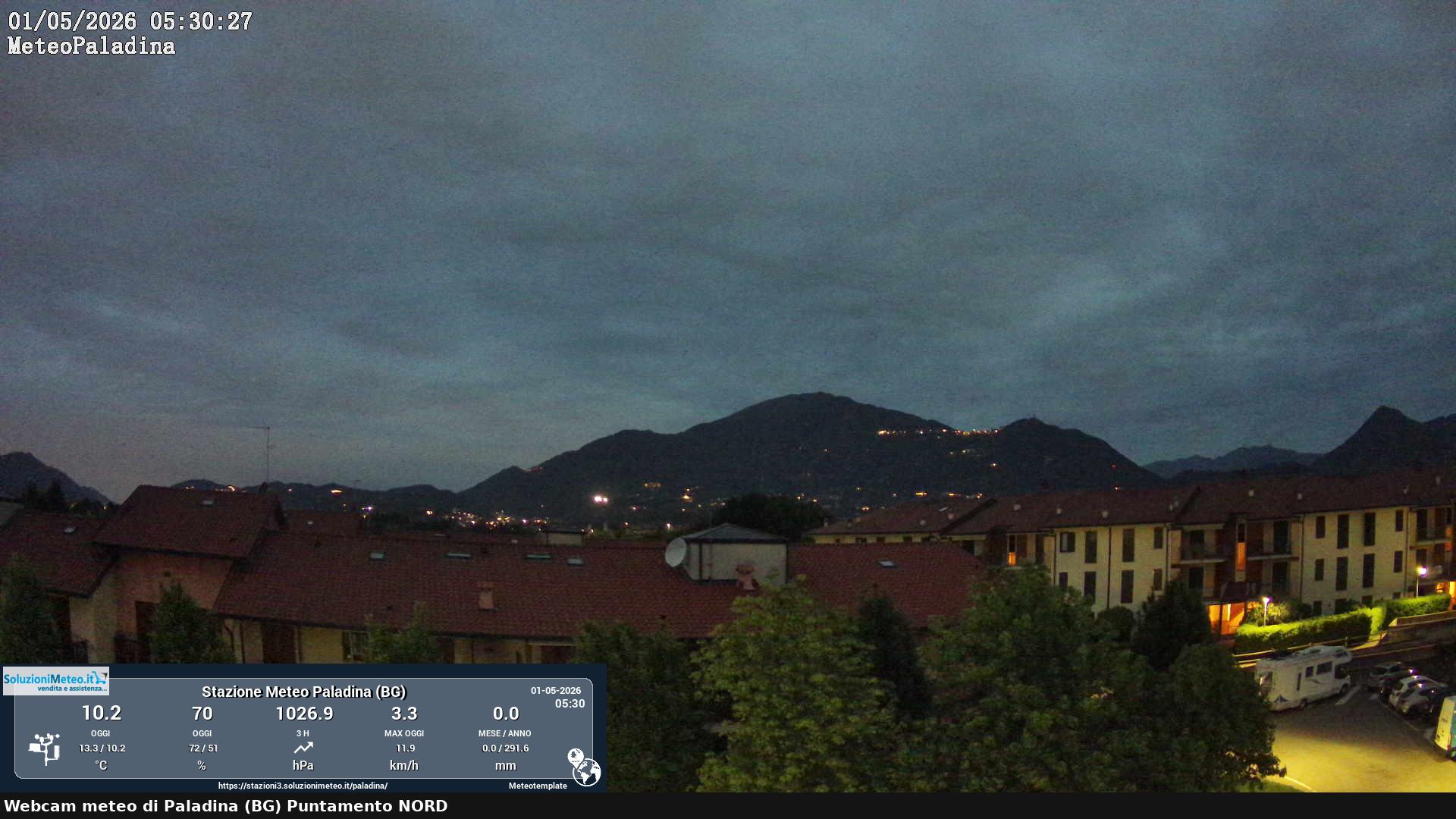 immagine della webcam nei dintorni di Vailate: webcam Paladina