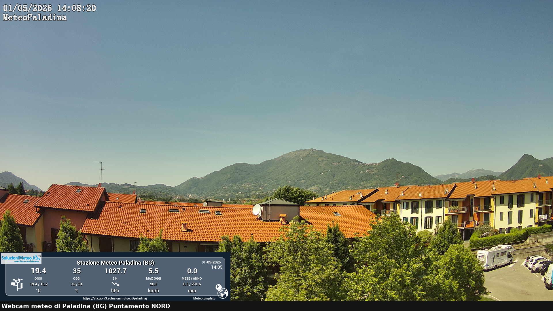 immagine della webcam nei dintorni di Valsecca: webcam Paladina