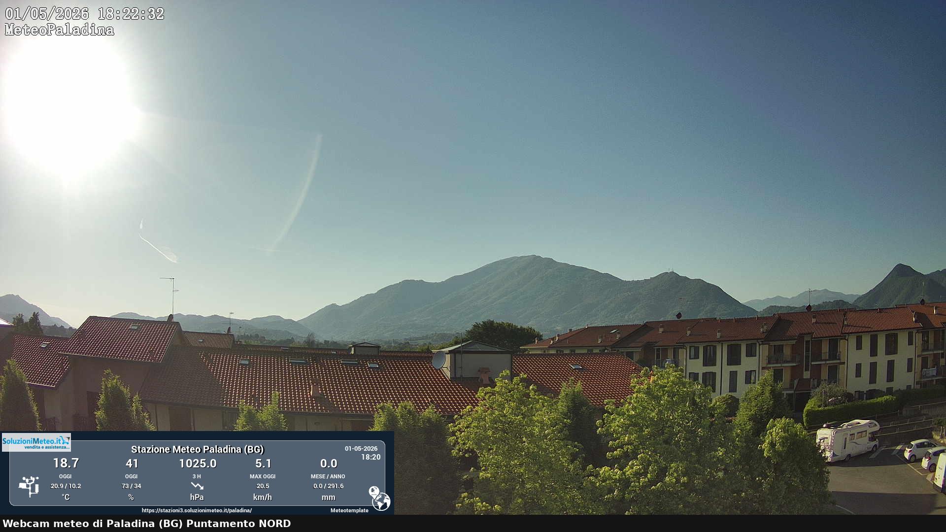 immagine della webcam nei dintorni di Valbrembo: webcam Paladina