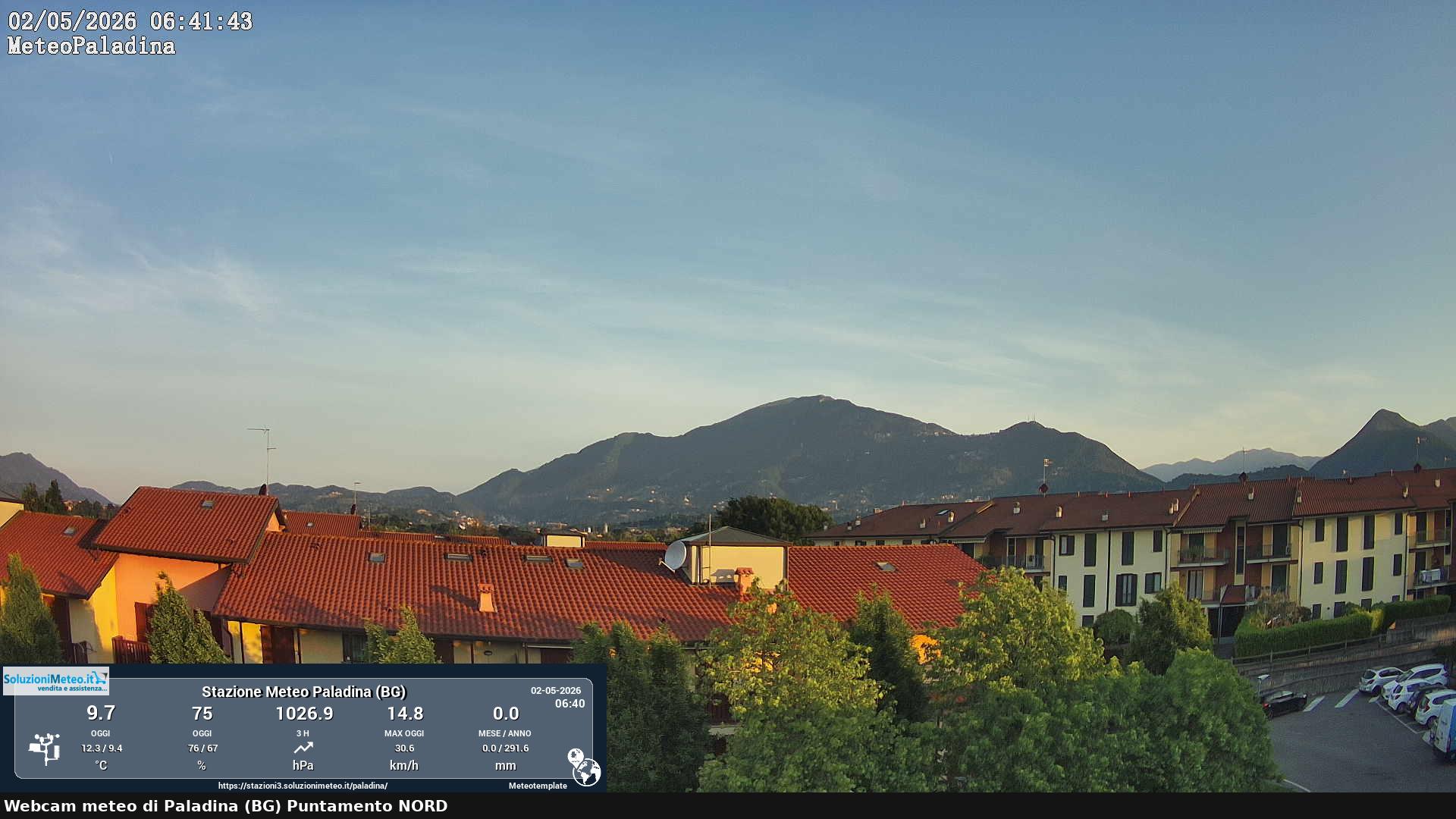 immagine della webcam nei dintorni di Casirate d'Adda: webcam Paladina