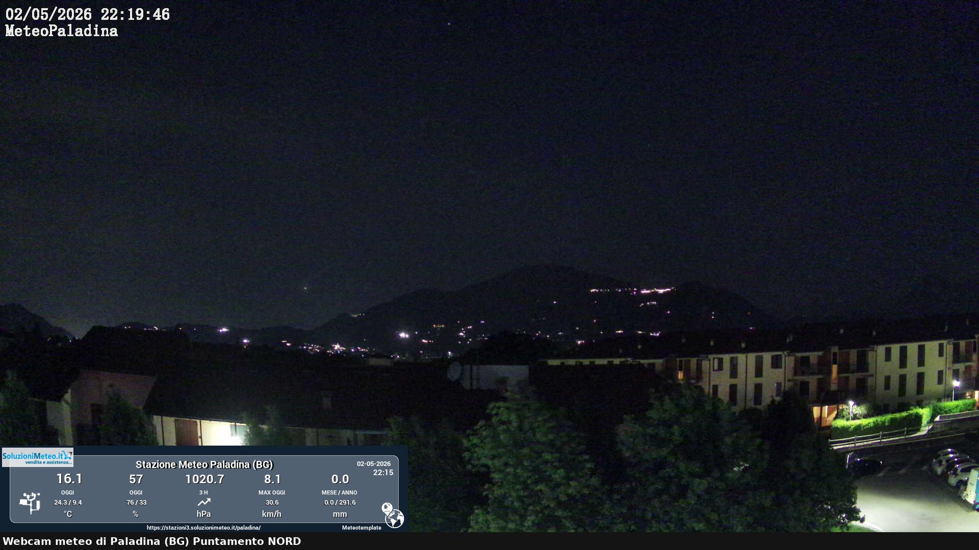 immagine della webcam nei dintorni di San Giovanni Bianco: webcam Paladina