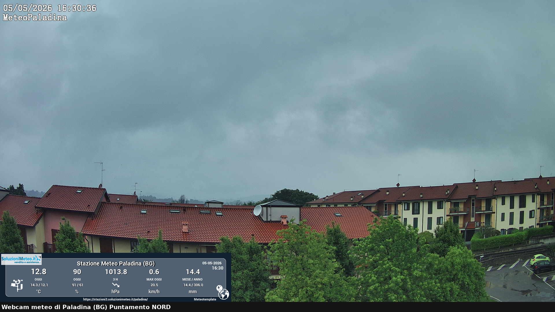 immagine della webcam nei dintorni di Zogno: webcam Paladina