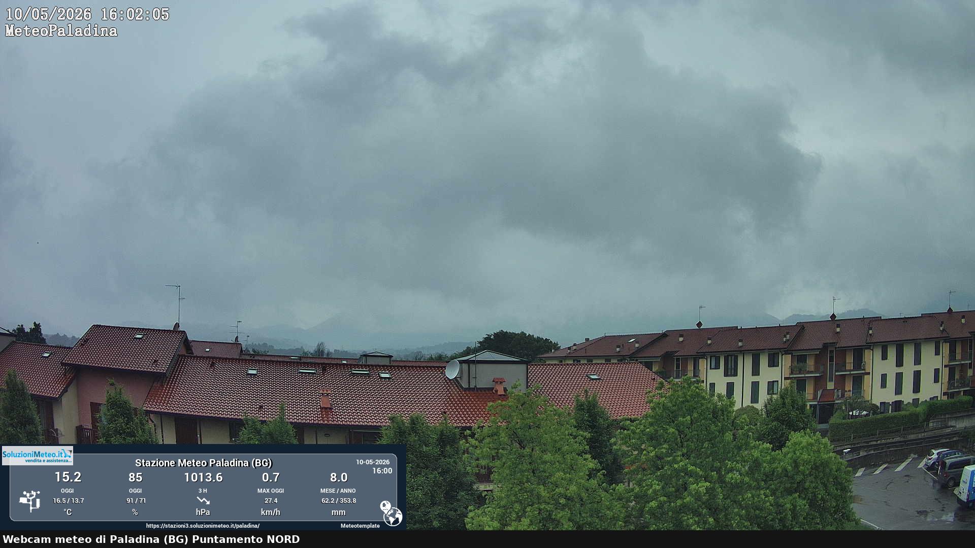immagine della webcam nei dintorni di Osio Sotto: webcam Paladina