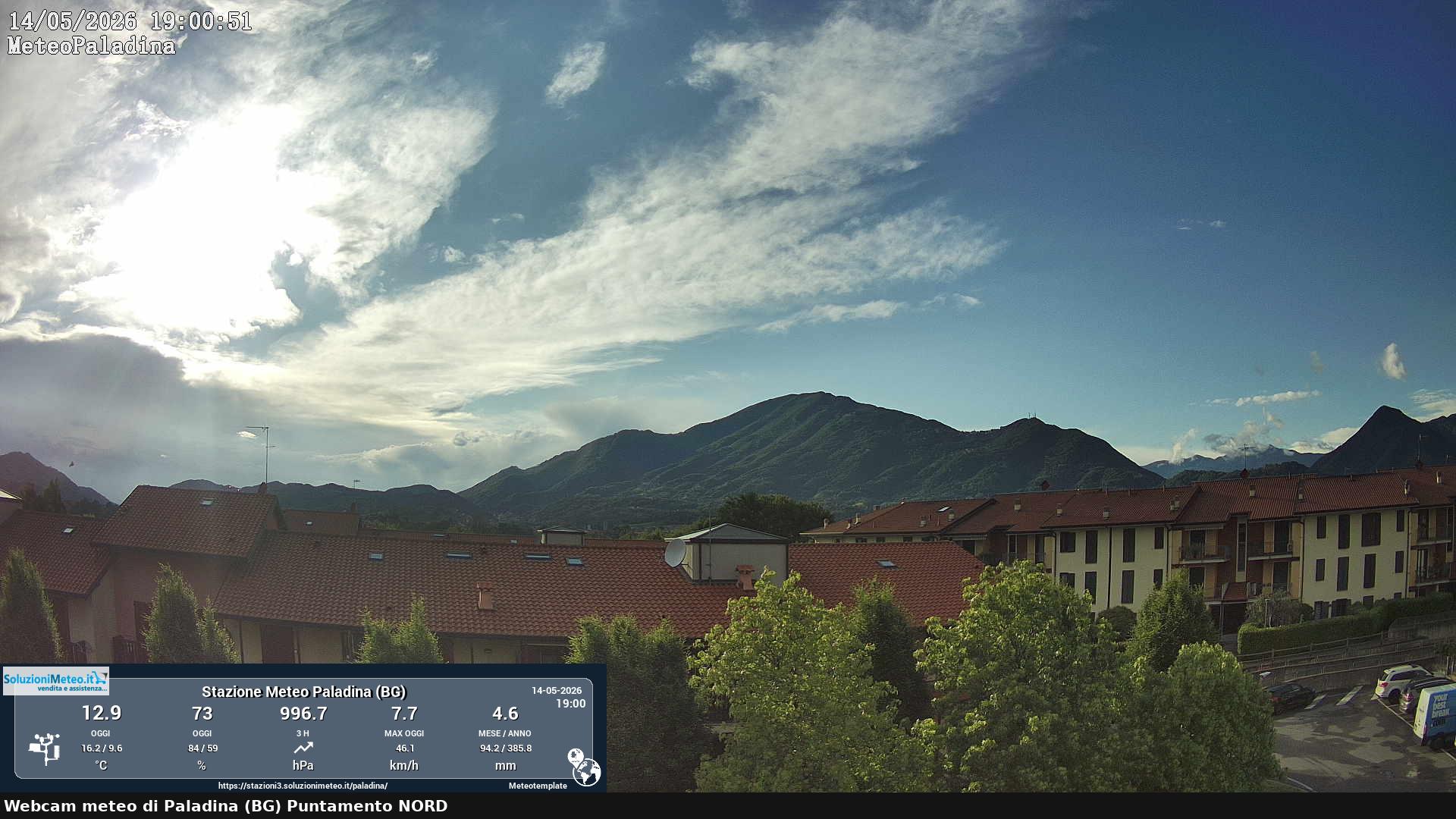 immagine della webcam nei dintorni di Vailate: webcam Paladina