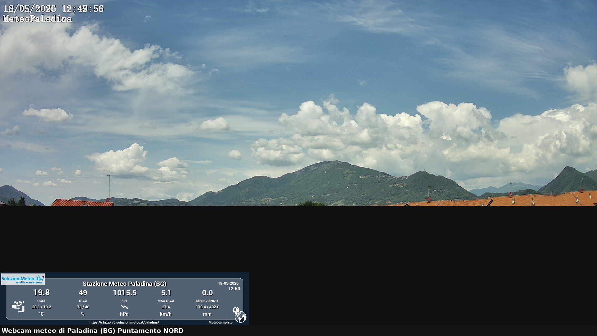 immagine della webcam nei dintorni di Ornago: webcam Paladina