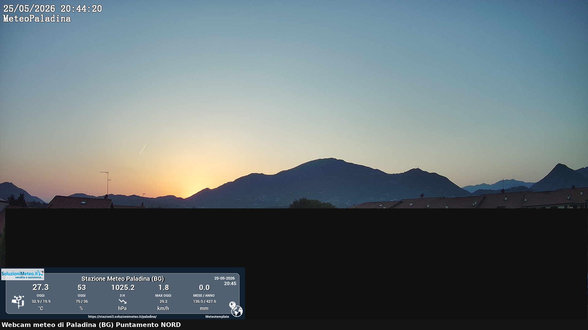 immagine della webcam nei dintorni di San Pellegrino Terme: webcam Paladina