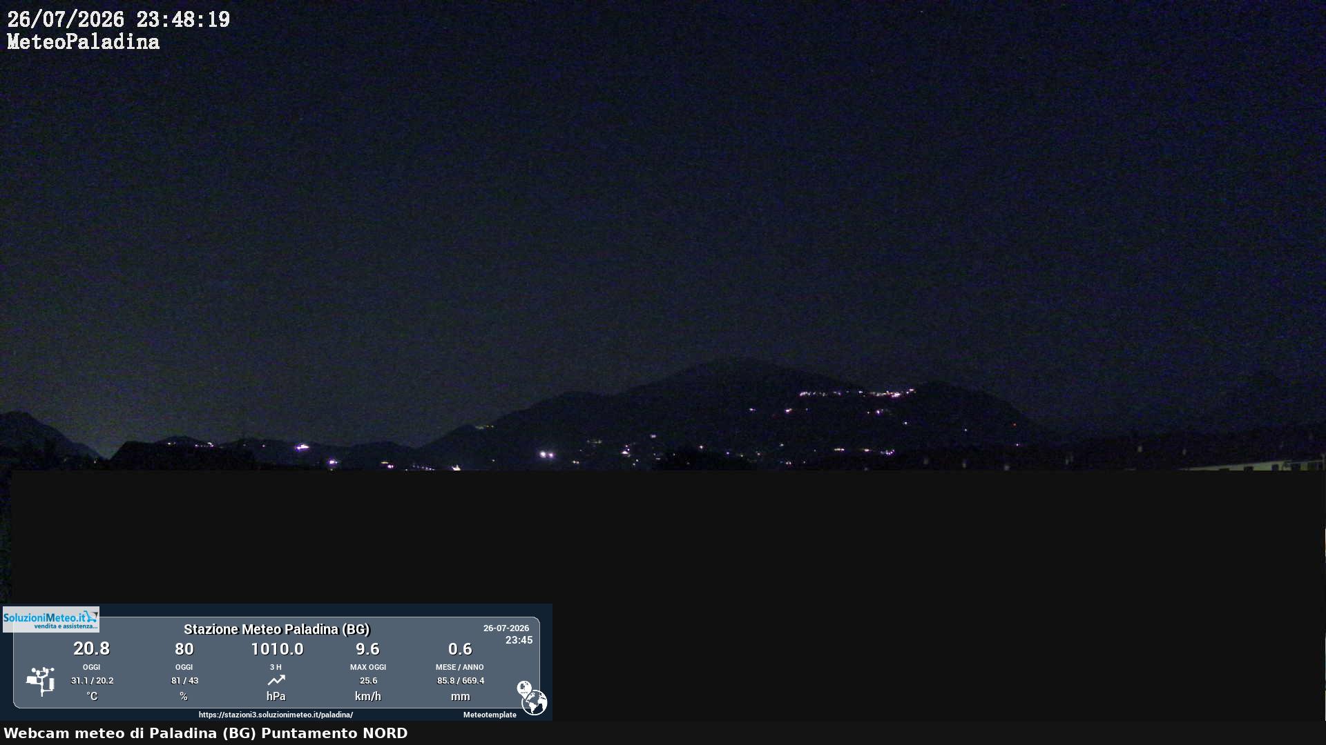 immagine della webcam nei dintorni di Ponte San Pietro: webcam Paladina