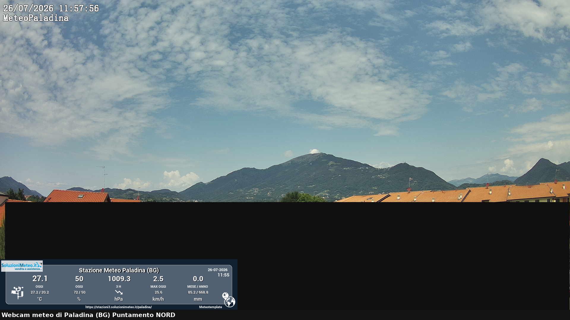 immagine della webcam nei dintorni di Cornate d'Adda: webcam Paladina