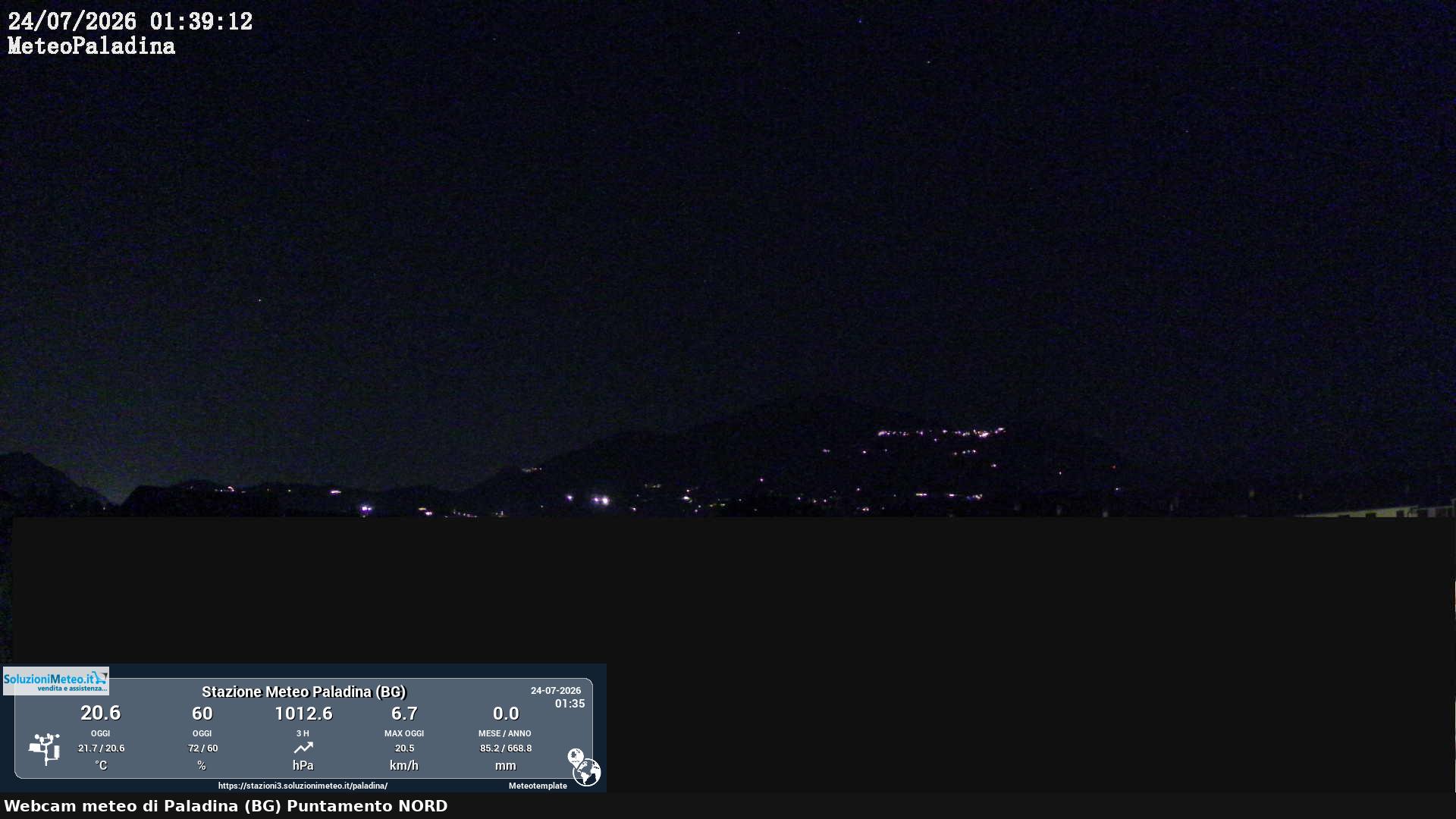 immagine della webcam nei dintorni di Orio al Serio: webcam Paladina