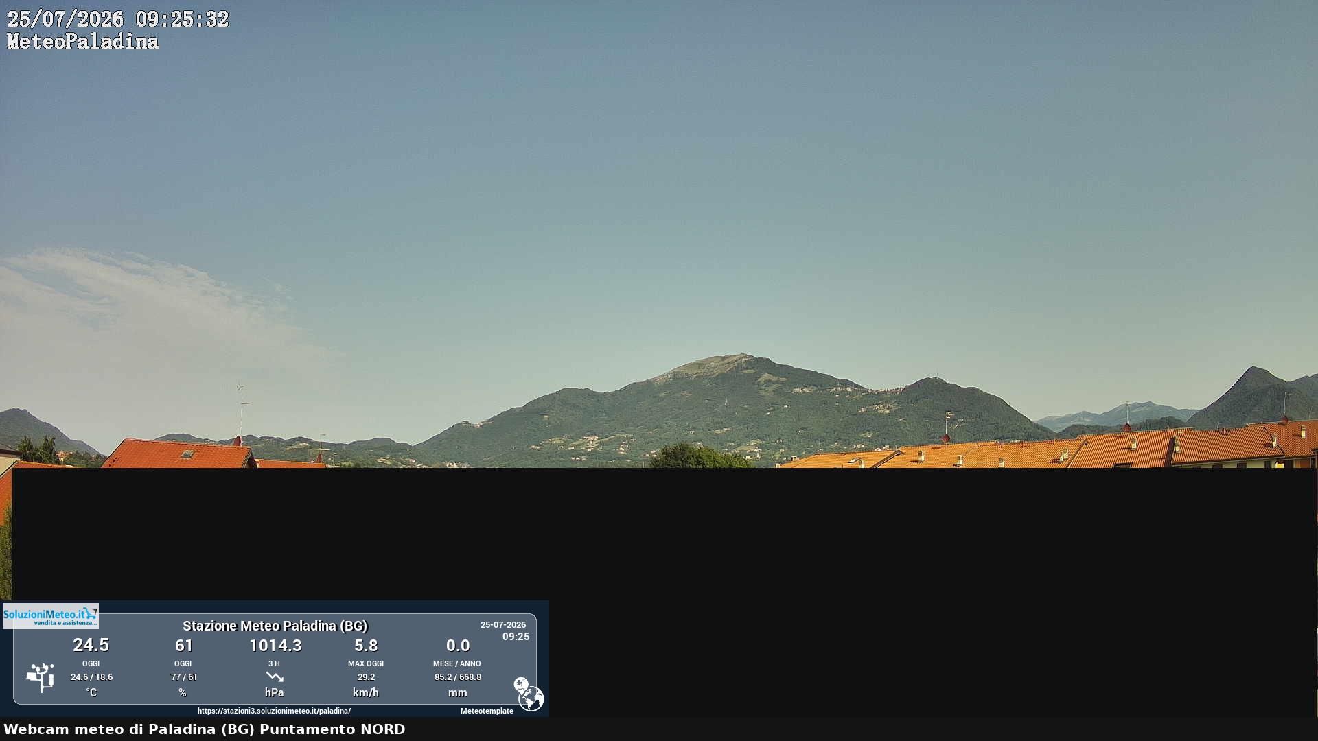 immagine della webcam nei dintorni di Orio al Serio: webcam Paladina